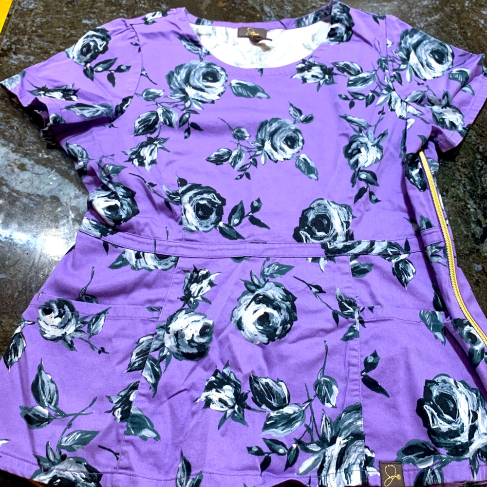 Jaanuu Peplum Top- medium